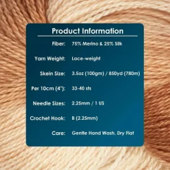 KnitPro Symfonie Premium Hand Dyed Merino & Silk Lace Weight Yarns | Diva