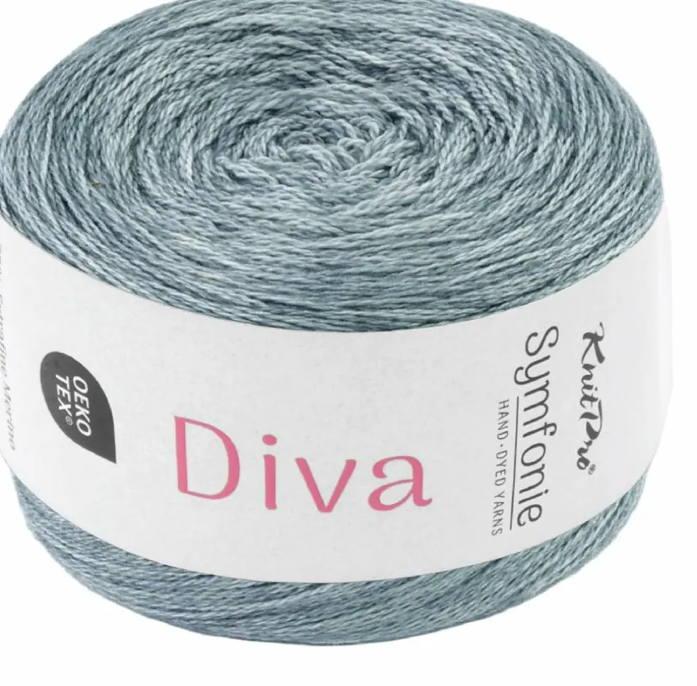 KnitPro Symfonie Premium Hand Dyed Merino & Silk Lace Weight Yarns | Diva