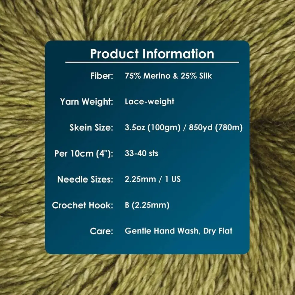 KnitPro Symfonie Premium Hand Dyed Merino & Silk Lace Weight Yarns | Diva