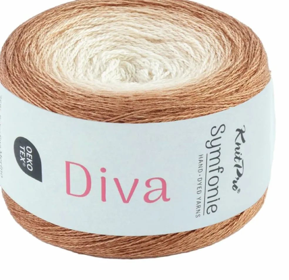 KnitPro Symfonie Premium Hand Dyed Merino & Silk Lace Weight Yarns | Diva