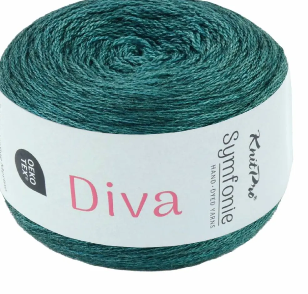 KnitPro Symfonie Premium Hand Dyed Merino & Silk Lace Weight Yarns | Diva