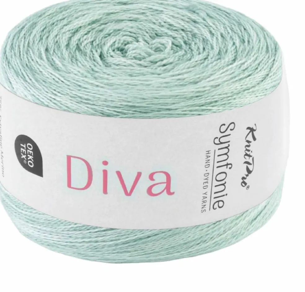 KnitPro Symfonie Premium Hand Dyed Merino & Silk Lace Weight Yarns | Diva