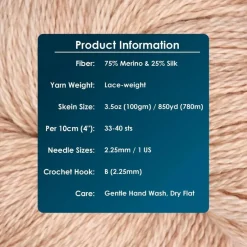 KnitPro Symfonie Premium Hand Dyed Merino & Silk Lace Weight Yarns | Diva
