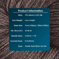 KnitPro Symfonie Premium Hand Dyed Merino & Silk Lace Weight Yarns | Diva