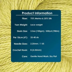 KnitPro Symfonie Premium Hand Dyed Merino & Silk Lace Weight Yarns | Diva