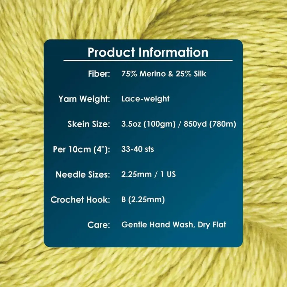 KnitPro Symfonie Premium Hand Dyed Merino & Silk Lace Weight Yarns | Diva