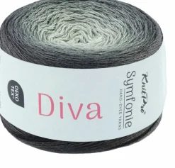 KnitPro Symfonie Premium Hand Dyed Merino & Silk Lace Weight Yarns | Diva
