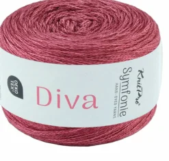 KnitPro Symfonie Premium Hand Dyed Merino & Silk Lace Weight Yarns | Diva