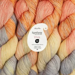 KnitPro Symfonie Premium Hand Dyed Yarn Merino Wool & Silk Blend| Luna