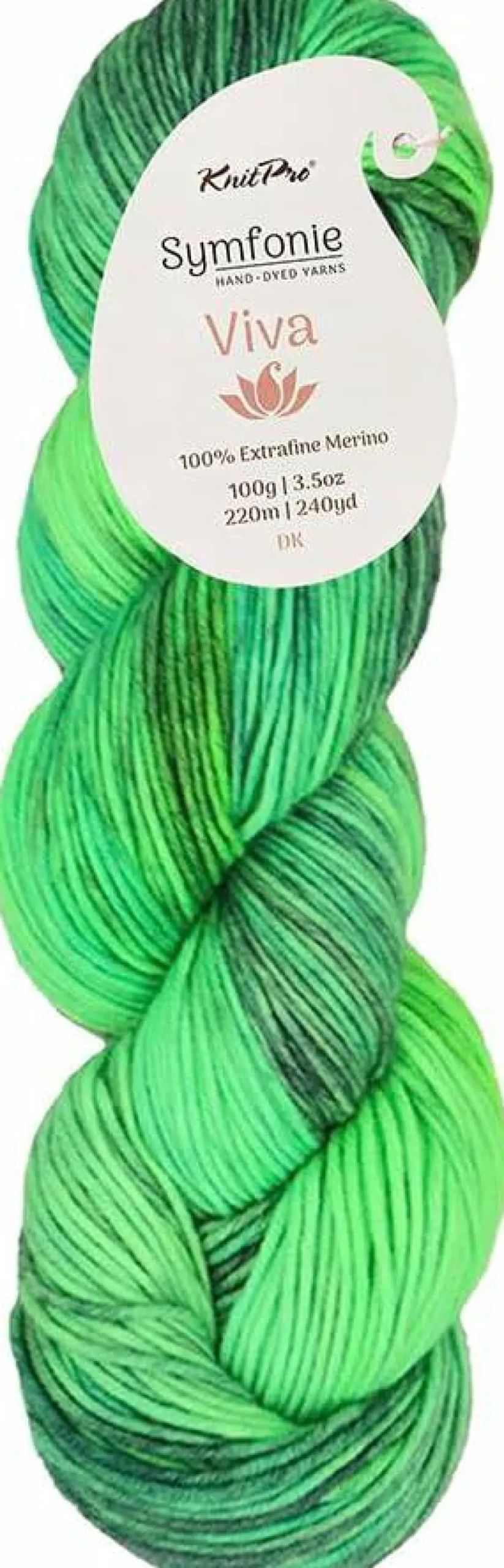 KnitPro Symfonie Premium Hand Dyed Yarn Merino Wool & Silk Blend| Luna
