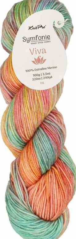 KnitPro Symfonie Premium Hand Dyed Yarn Merino Wool & Silk Blend| Luna