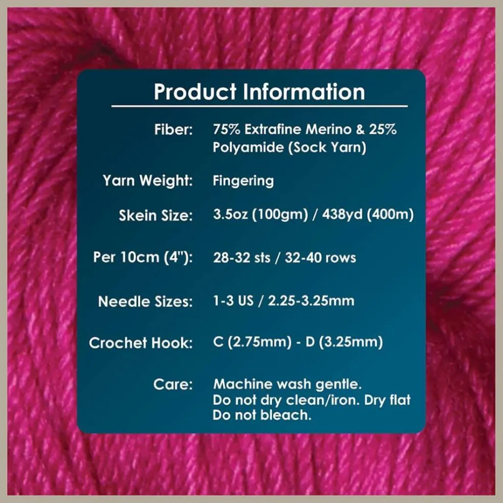 KnitPro Symfonie Premium Hand-Dyed Merino Wool & Polyamide Sock Yarns|Terra