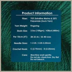 KnitPro Symfonie Premium Hand-Dyed Merino Wool & Polyamide Sock Yarns|Terra
