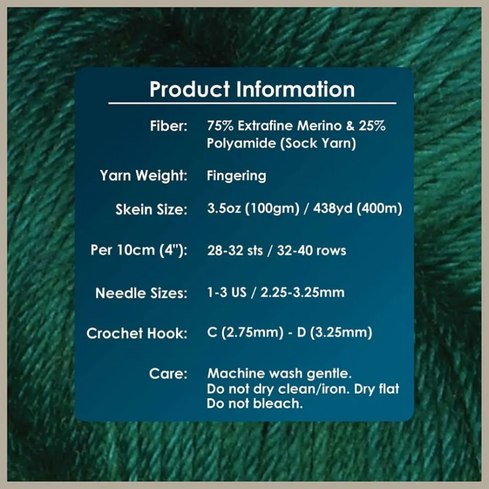 KnitPro Symfonie Premium Hand-Dyed Merino Wool & Polyamide Sock Yarns|Terra