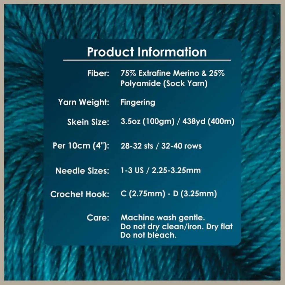 KnitPro Symfonie Premium Hand-Dyed Merino Wool & Polyamide Sock Yarns|Terra