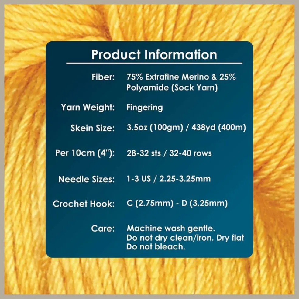 KnitPro Symfonie Premium Hand-Dyed Merino Wool & Polyamide Sock Yarns|Terra