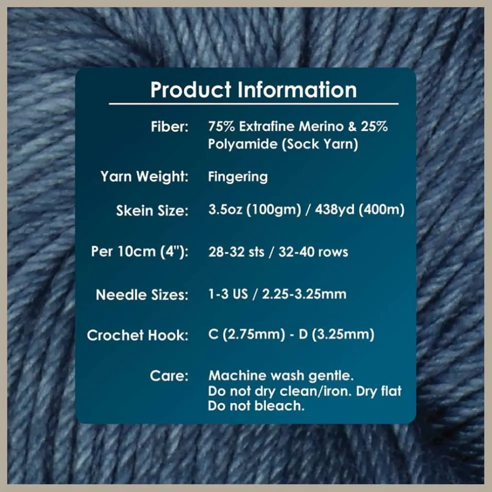 KnitPro Symfonie Premium Hand-Dyed Merino Wool & Polyamide Sock Yarns|Terra