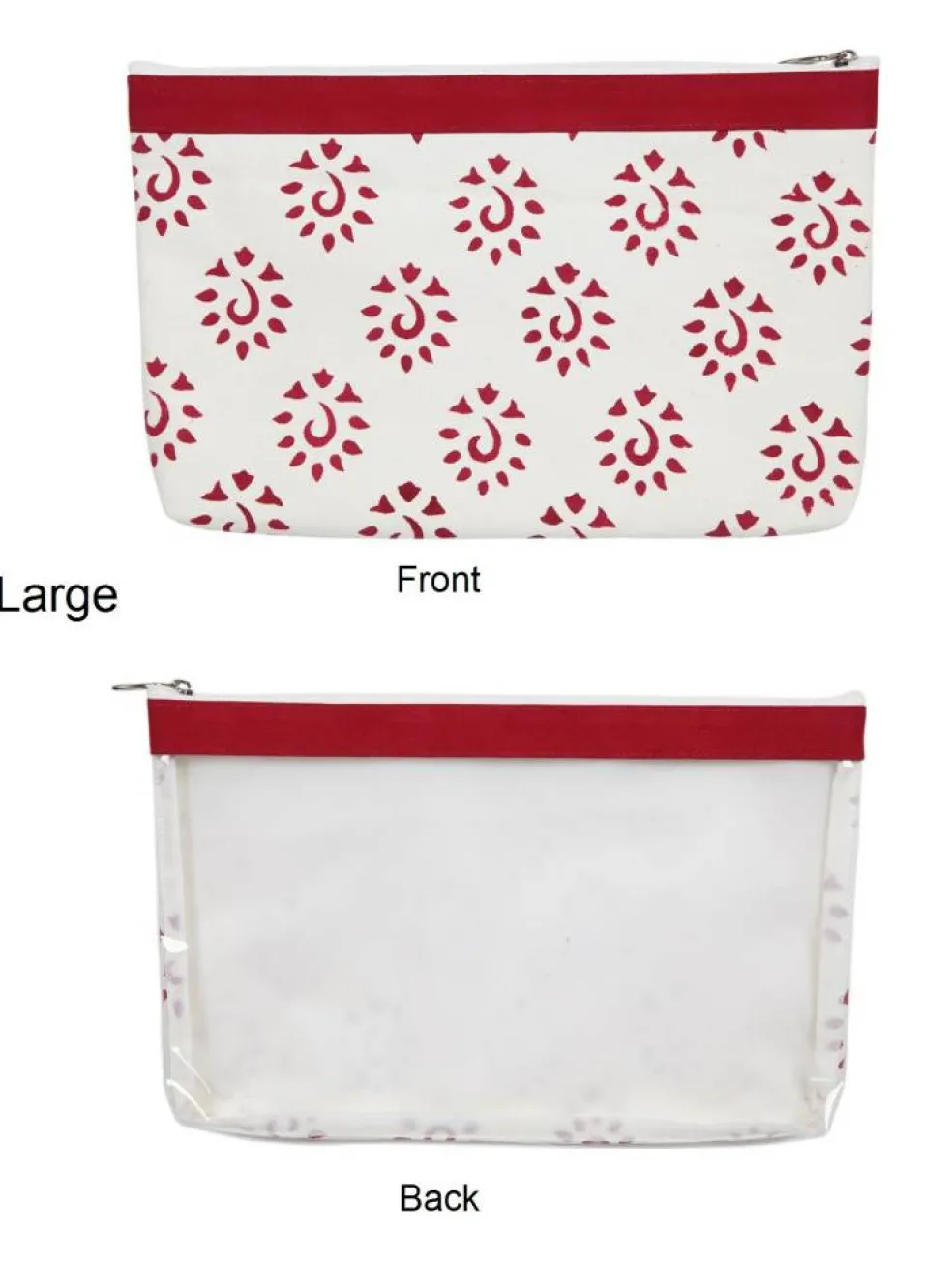 Knitter's Pride Amber Fabric & Vinyl Zipper Pouch - Small, Medium or Large