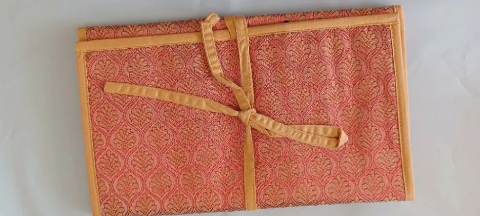 Knitter's Pride Assorted Knitting Needle Fabric Case- Violet Dream, Eden Trail, Orient Sheen, Ribbons