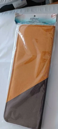 Knitter's Pride Faux Leather Danube Single Pointed Needle Case, 14"