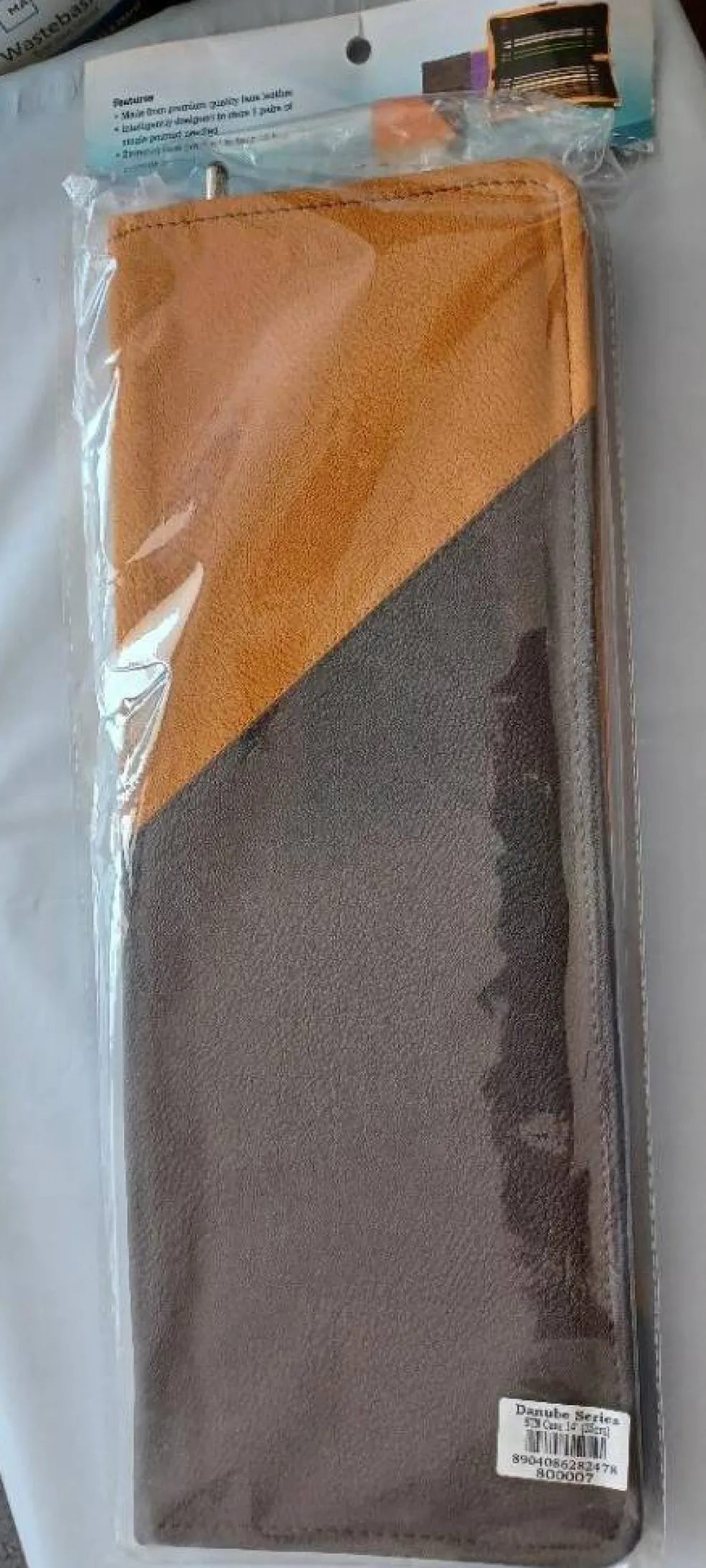 Knitter's Pride Faux Leather Danube Single Pointed Needle Case, 14"