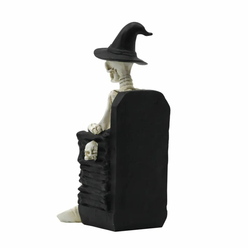 8.2" Knitting Witch Skeleton Tabletop Décor by Ashland®
