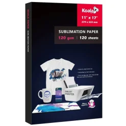 Koala 120g Sublimation Paper 11x17 120 Sheets for Inkjet Printers