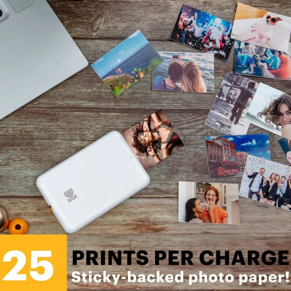 Kodak Step Mobile Instant Photo Printer 2x3" & Zink Photo Paper (75 Sheets) Bundle