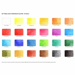 Koi® Water Colors™ Pocket Field Sketch Box