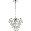 Kora Collection Pendant D13 H10.9 Lt:3 Chrome Finish