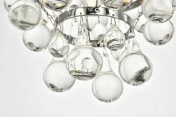 Kora Collection Pendant D13 H10.9 Lt:3 Chrome Finish