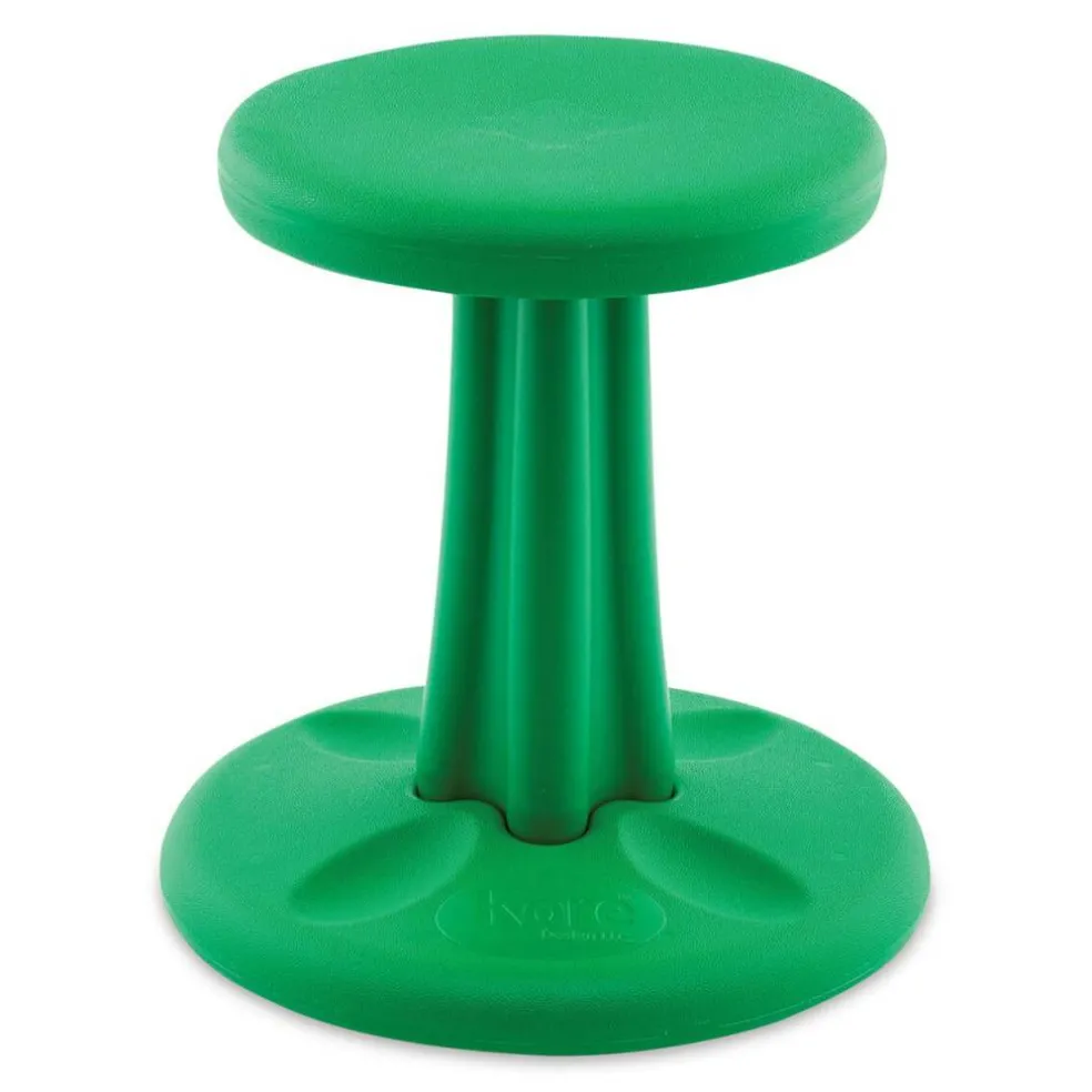 Kore Kids Wobble Stool - Green, 14" Tall