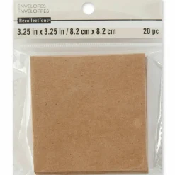 Kraft Blank Envelope by Recollections™, 3.25" x 3.25"