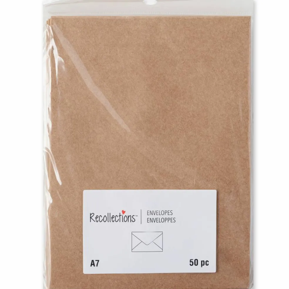 Kraft Envelope Value Pack, 50ct. by Recollections™, 5.25" x 7.25"
