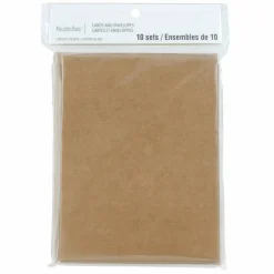 Kraft Fold Cards & Envelopes by Recollections™, 4.25" x 5.5"