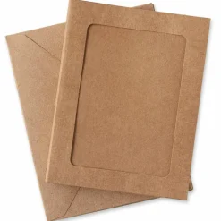 Kraft Frame Cards & Envelopes by Recollections™, 4.25" x 5.5"