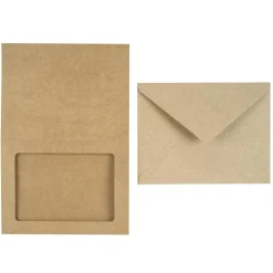 Kraft Frame Cards & Envelopes by Recollections™, 4.25" x 5.5"
