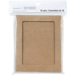 Kraft Frame Cards & Envelopes by Recollections™, 4.25