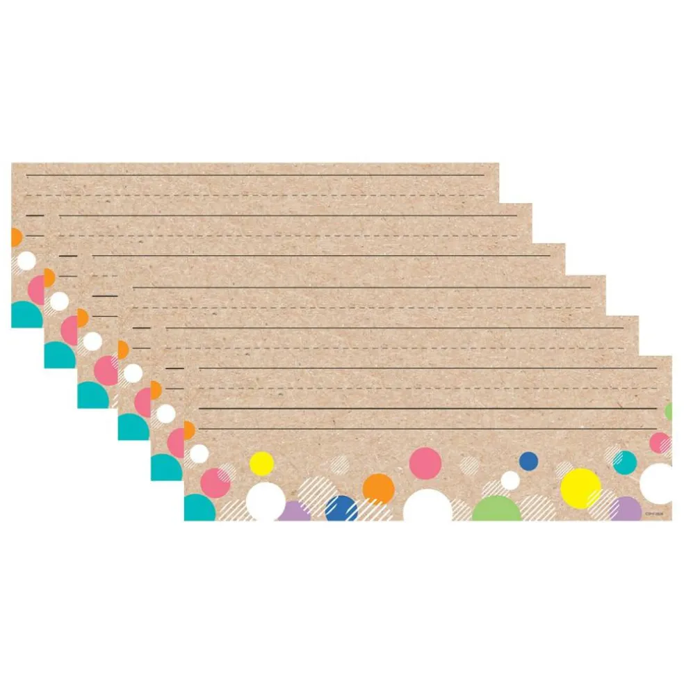 Krafty Pop! Colorful Kraft Bubbles Name Plates, 36 Per Pack, 6 Packs