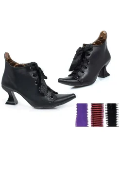 Lace Up Women's Witch Costume Shoes