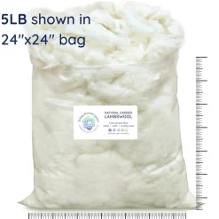 100% Lambswool Premium Fiber Fill Bag by Living Dreams