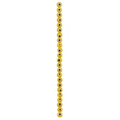 Lampwork Glass Round Evil Eye Beads, 8mm by Bead Landing™