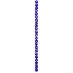 Lampwork Glass Round Evil Eye Beads, 8mm by Bead Landing™