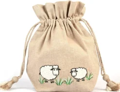 Lantern Moon Meadow Bag, White Sheep