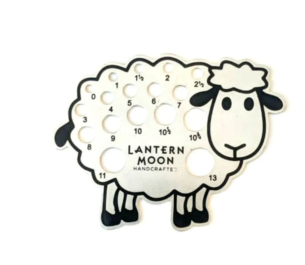 Lantern Moon Sheep Meadow Knitting Needle Gauge