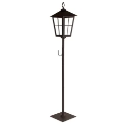 43.25" Lantern with Wreath Holder