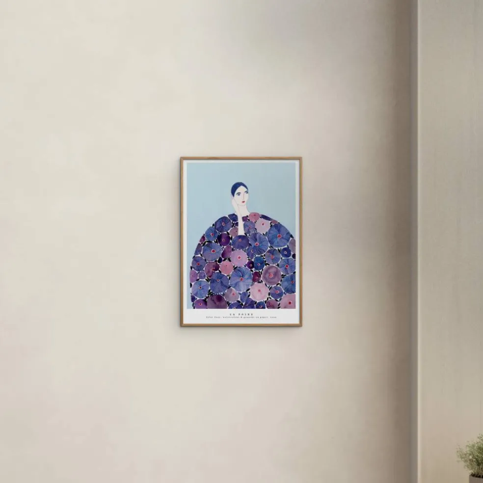 La Poire 11" x 14" Lilac Coat Art Print