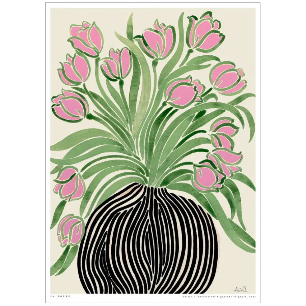 La Poire 11" x 14" Tulips I Art Print