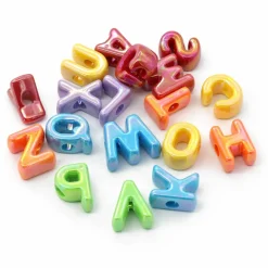 Large Bright Pearl Bubble Alphabet Beads, 26ct. by Creatology™