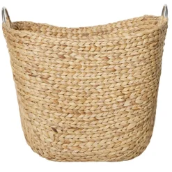 Large Brown Seagrass Contemporary Storage Basket